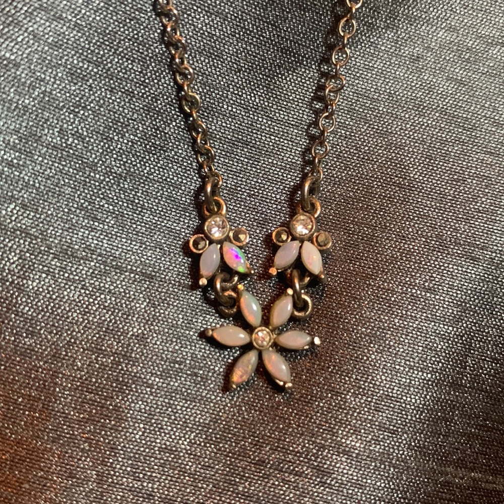 Roxanne Assoulin vintage flower opal necklace